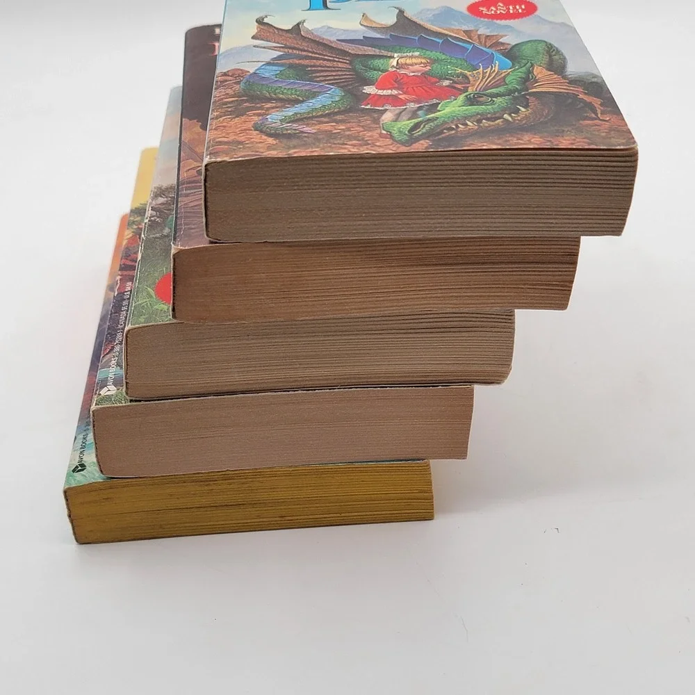 Piers Anthony Xanth Series 5 Book Lot Paperback Vintage Fantasy Adventure GOOD